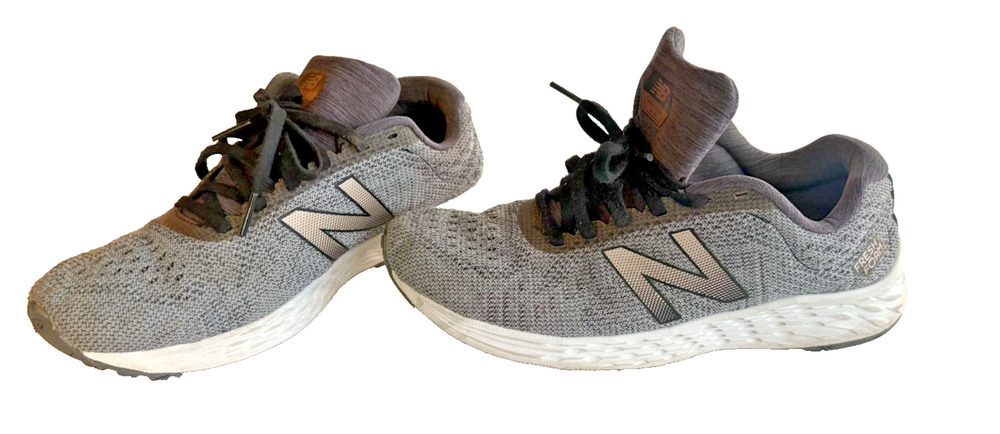 NEW BALANCE ARISHI WOMENS RUNNING SHOES FABRIC GRAY SIZE 8 US